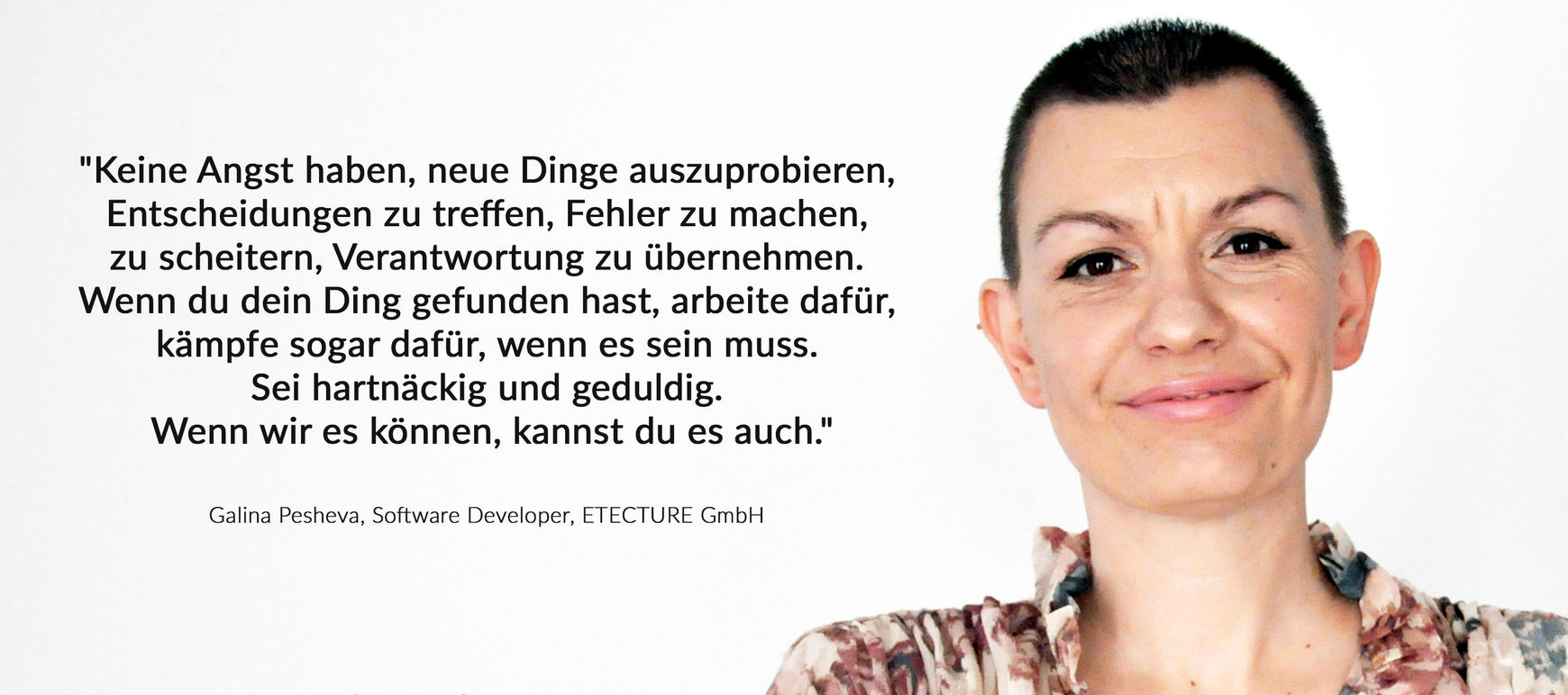 Galina Pesheva Zitat Interview femmegineering