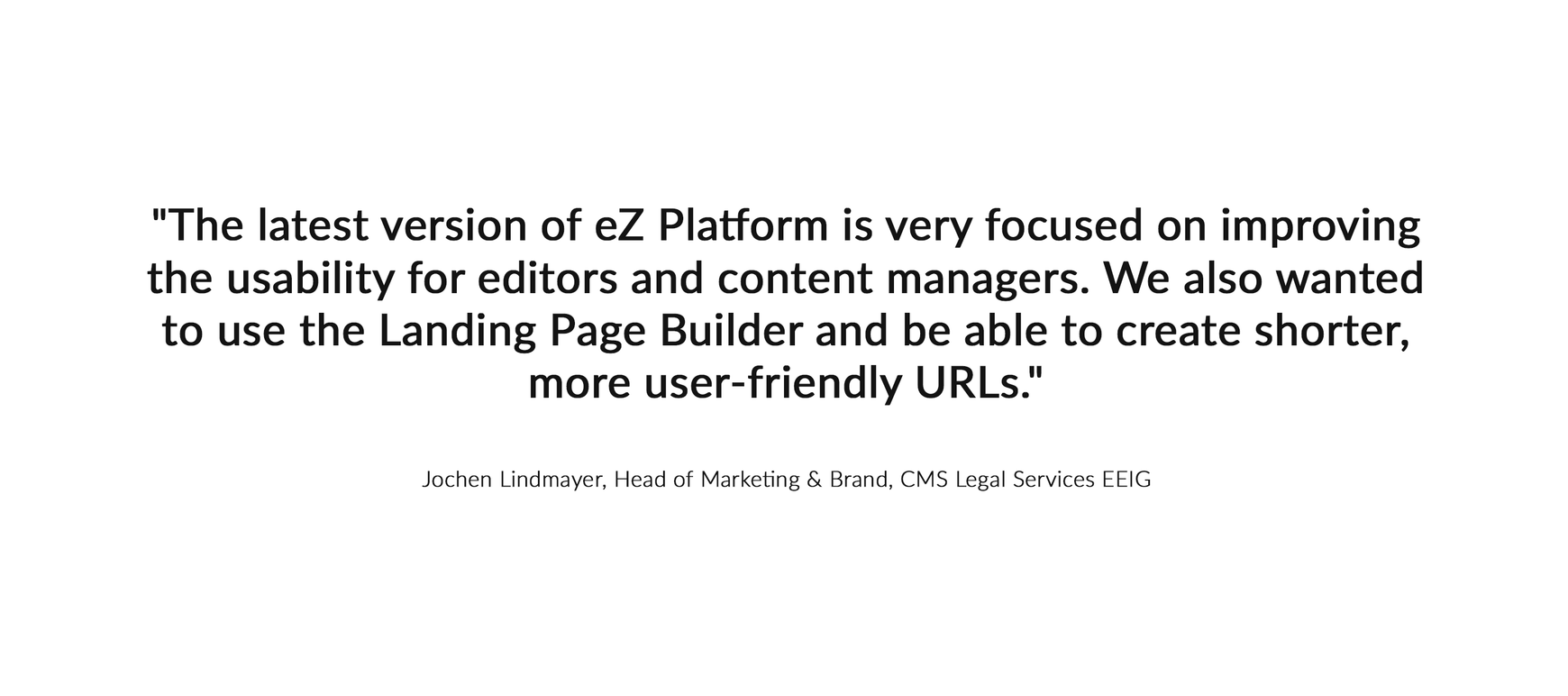 Jochen Lindmayer CMS ETECTURE